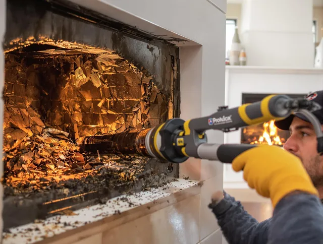 Professional chimney cleaning by Macedonia Chimney Sweep in Macedonia, OH