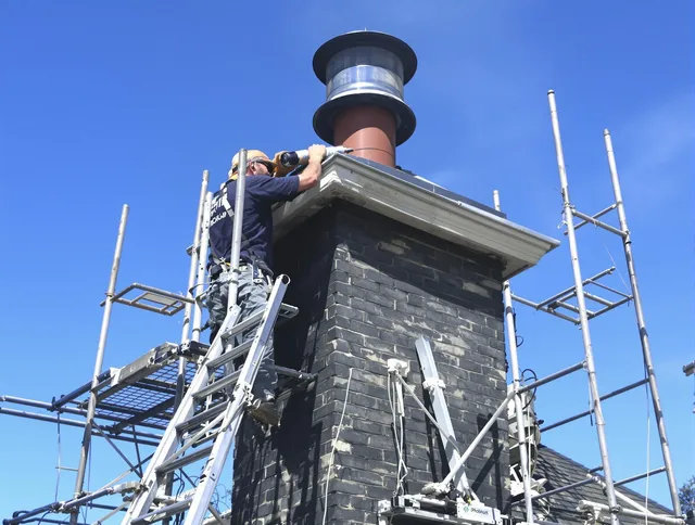 Sturdy chimney crown finished by Macedonia Chimney Sweep in Macedonia, OH