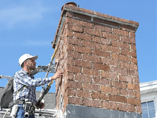 Brickwork for a chimney rebuild by Macedonia Chimney Sweep in Macedonia, OH